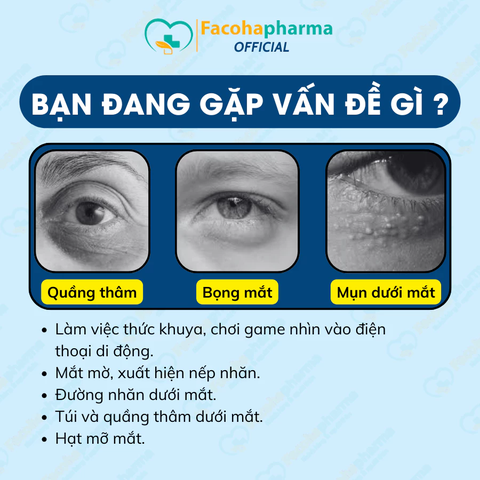 Mặt nạ mắt Collagen bộ 2 miếng dưỡng ẩm làm mờ nếp nhăn cải thiện thâm mắt cấp ẩm giảm bọng mắt