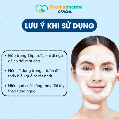 Mặt nạ mắt Collagen bộ 2 miếng dưỡng ẩm làm mờ nếp nhăn cải thiện thâm mắt cấp ẩm giảm bọng mắt