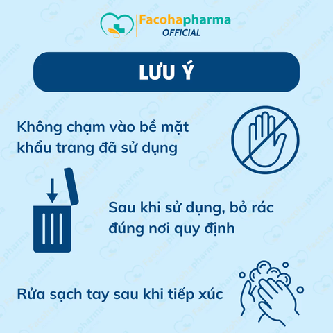 Khẩu trang y tế 3D mask An Tâm hộp 50 cái khẩu trang chống bụi mịn thoáng khí dành cho người lớn