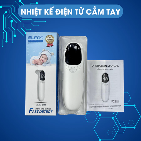 Nhiệt kế điện tử hồng ngoại cho bé và cả gia đình giúp đo thân nhiệt dễ dàng thiết kế nhỏ gọn