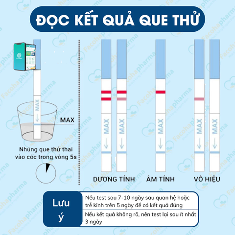 Que thử thai quickstick 2 vạch chính xác phát hiện thai sớm từ 7-10 ngày