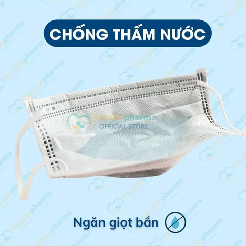Khẩu trang y tế than hoạt tính Khánh An 4 lớp cao cấp chống nắng chống bụi người lớn