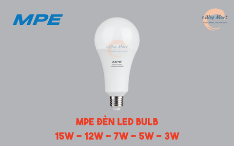 MPE Đèn LED bulb 7W trắng