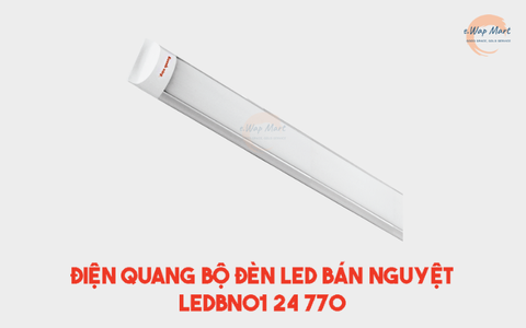 Điện Quang Bộ đèn LED bán nguyệt LEDBN01 24 770 (0.6m 24W daylight, thân nhôm)
