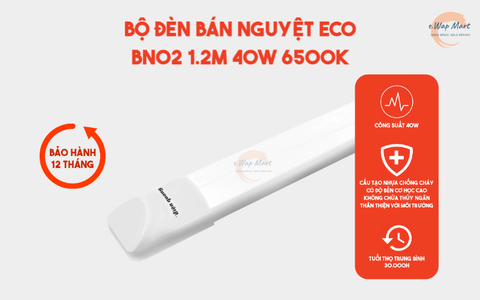 Điện Quang Bộ đèn bán nguyệt ECO BN02 1.2m 40W 6500K