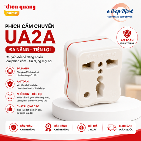 Điện Quang Phích cắm chuyển UA2A