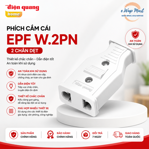 Điện Quang Phích cắm cái EPF W.2PN