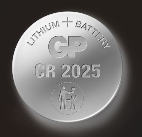 GP Pin cúc áo Lithium 2025 CR2025-2CPU5