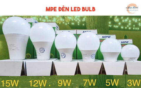MPE Đèn LED bulb 15W trắng
