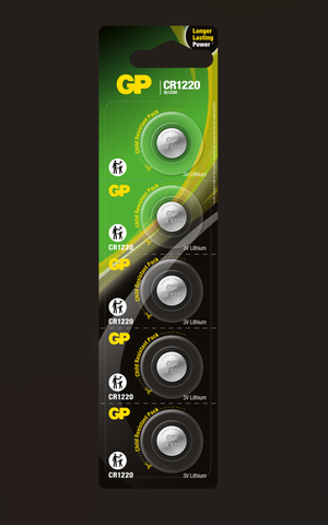 GP Pin cúc áo Lithium 1220 CR1220-2CPU5