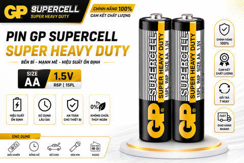 GP Pin tiểu Supercell AA GP15PL-2S2