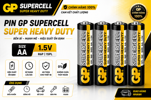 GP Pin tiểu Supercell AA GP15PL-2S4