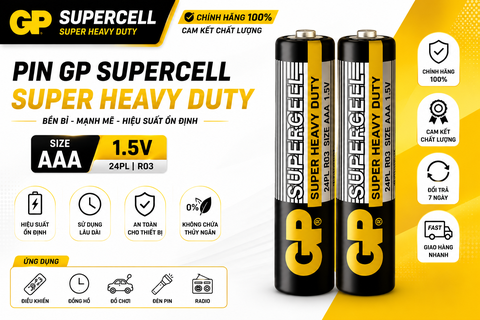 GP Pin đũa Supercell AAA GP24PL-2S2
