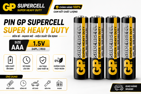 GP Pin đũa Supercell AAA GP24PL-2S4