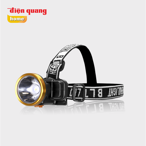Điện Quang Đèn pin đội đầu PFL16 R BLY WW (pin sạc lithium, màu đen vàng, 2.5W, warmwhite)