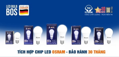 TLC Đèn led búp OS 10W vàng