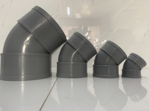 Nhựa ĐN Co 45° uPVC D168 PN6
