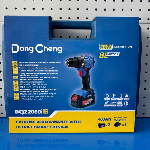 DongCheng Máy khoan - vặn vít dùng pin 500W - DCJZ2060i/2P