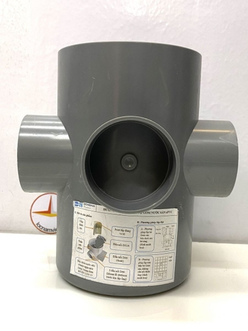 Nhựa ĐN Gom nước sàn uPVC D114x90x60x60x60 PN6