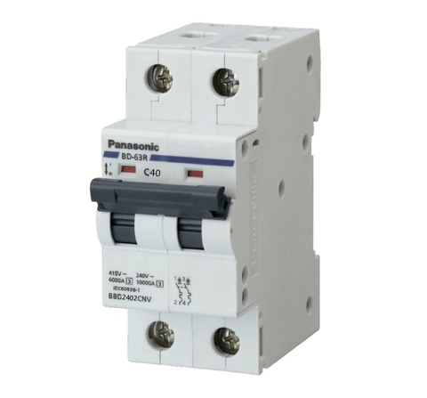 Panasonic Cầu dao tự động loại DIN 2P2E 40A