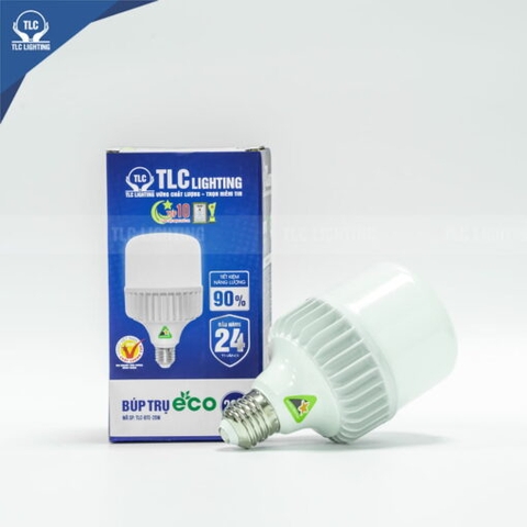 Đèn led búp trụ Eco 80W trắng