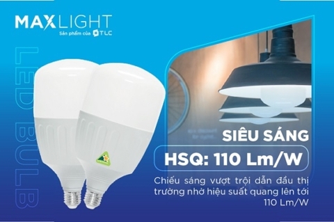 TLC Đèn led búp MaxLight 20W trắng