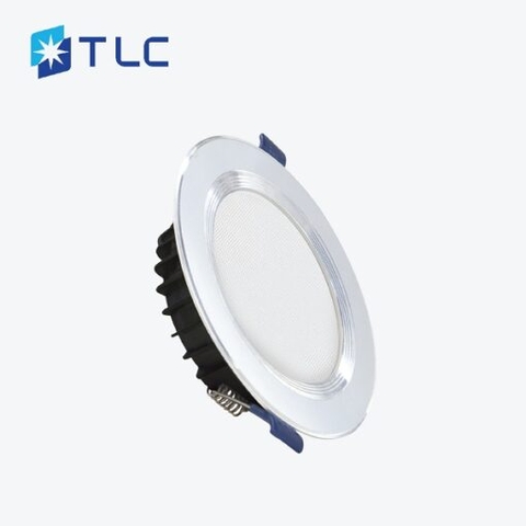 TLC Đèn âm trần Eyecare Standard 9W trắng - viền bạc