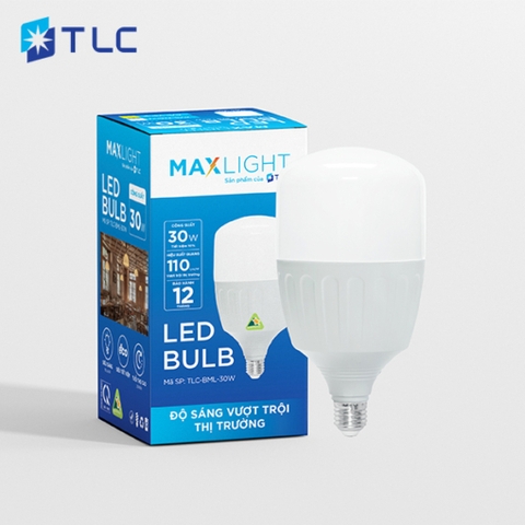 TLC Đèn led búp MaxLight 30W trắng