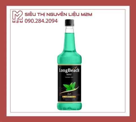 Syrup Bạc Hà Xanh LongBeach Mint 740ml