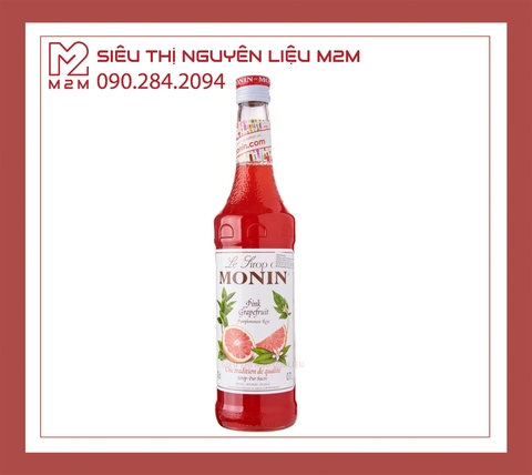 Syrup Monin Pink Grapefruit (Bưởi Hồng) 700ml