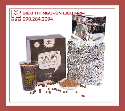 Trân châu tươi caramel KunHan 3kg