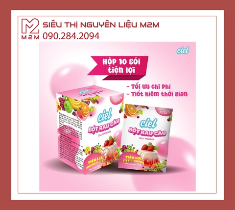 Bột Rau Câu Ciel hộp 10 gói x 12g