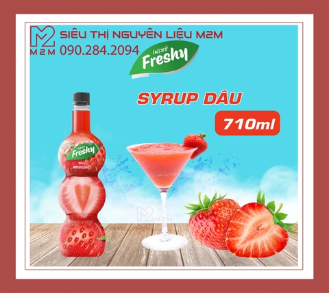 Syrup dâu Freshy 710ml