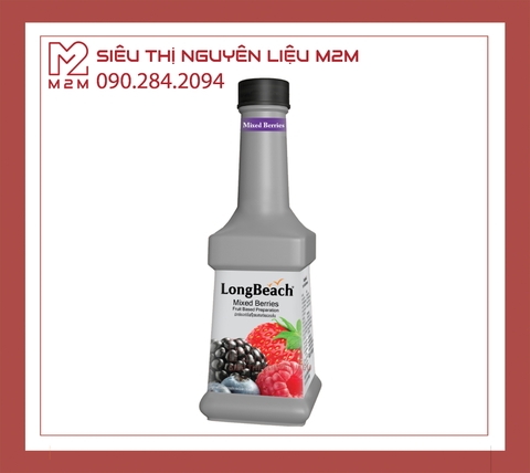 Mứt Dâu Rừng LongBeach Mixed Berries Puree 900ml