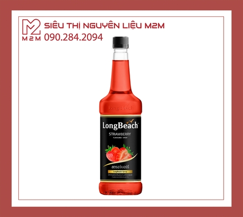 Siro Dâu LongBeach Strawberry Syrup 740ml