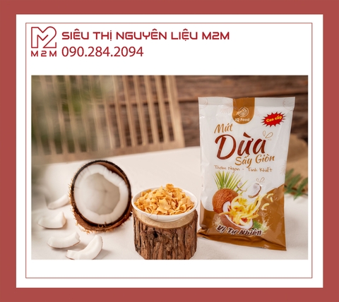 [Cao Cấp] Mứt Dừa Sấy Giòn IQ FOOD 200g