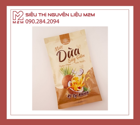 Mứt Dừa Sấy Giòn IQ FOOD 200g