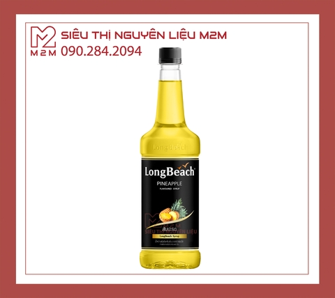 Siro Dứa LongBeach 740ml - Pineapple Syrup Pha Chế