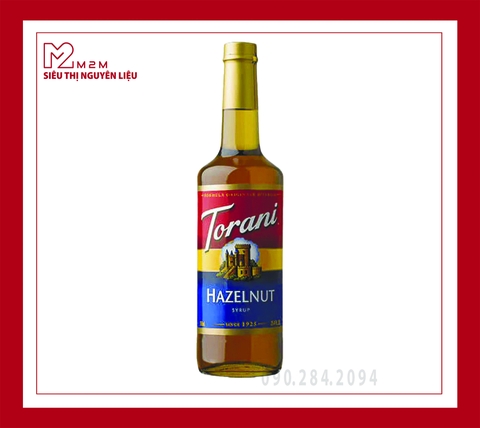 Syrup Hạt Dẻ Torani Hazelnut 750ml