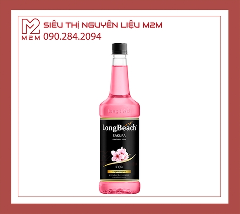 Syrup Hoa Anh Đào LongBeach Sakura 740ml