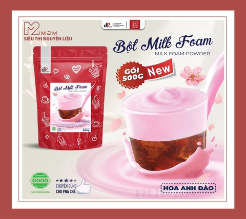 Bột Milk Foam Hoa Anh Đào DPFood 500gr