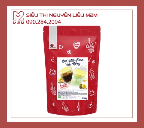 Bột Milk Foam Sầu Riêng DPFood gói 500gr