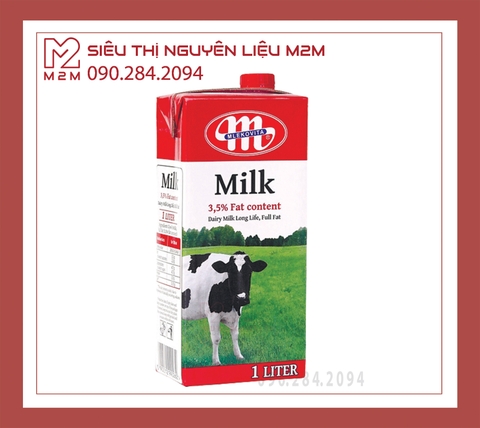 Sữa tươi MLEKOVITA Ba Lan 1L