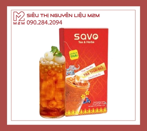 Trà Thái Đỏ túi lọc SAVO 40gr (20 túi *2gr)
