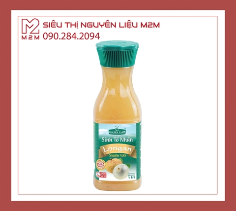 Sinh Tố Nhãn Golden Farm Longan 1L