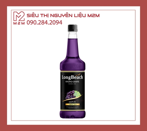 Siro Nho Kyoho LongBeach 740ml - Kyoho Grape Syrup Pha Chế
