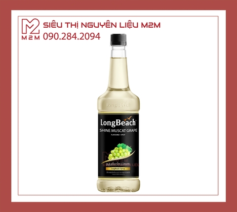 Siro Nho mẫu đơn LongBeach Shine Muscat Grape 740ml