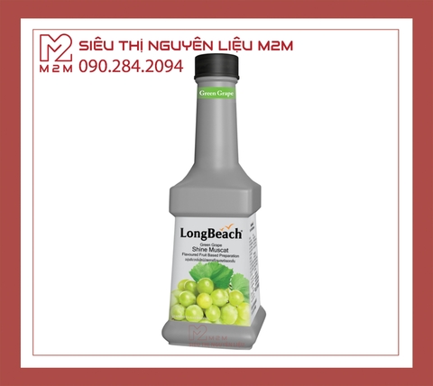 Mứt Nho Mẫu Đơn LongBeach Green Grape Shine Muscat Puree 900ml