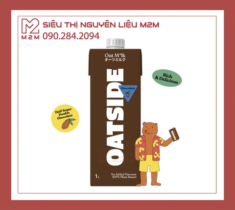 Sữa Yến Mạch Chocolate Oatside 1L