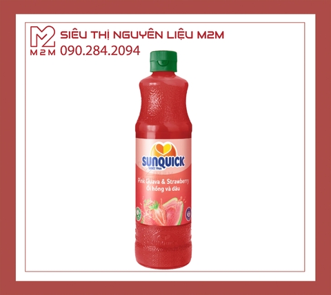 Nước Ép Hỗn Hợp Ổi Dâu SunQuick 700ml